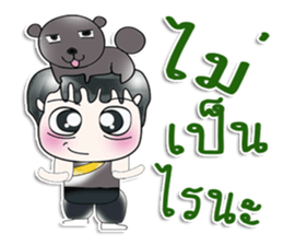 Mr. Kato. I love dog! ^_^ sticker #14052276