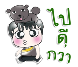 Mr. Kato. I love dog! ^_^ sticker #14052277