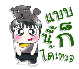 Mr. Kato. I love dog! ^_^ sticker #14052284