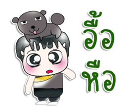 Mr. Kato. I love dog! ^_^ sticker #14052288