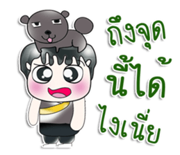 Mr. Kato. I love dog! ^_^ sticker #14052291