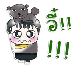 Mr. Kato. I love dog! ^_^ sticker #14052292