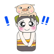 My name is Kanta. ..^_^ sticker #14052616