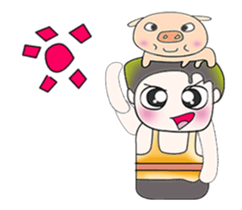 My name is Kanta. ..^_^ sticker #14052622