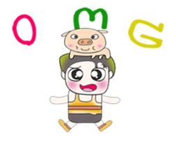 My name is Kanta. ..^_^ sticker #14052629