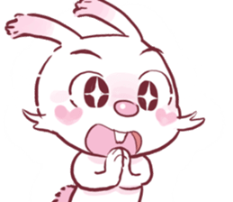 nayoyona crazy rabbit sticker #14052672