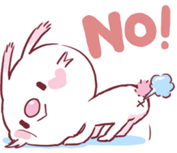 nayoyona crazy rabbit sticker #14052675