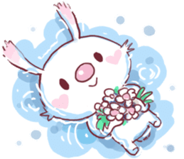 nayoyona crazy rabbit sticker #14052678