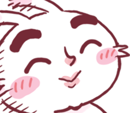 nayoyona crazy rabbit sticker #14052679