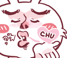 nayoyona crazy rabbit sticker #14052684