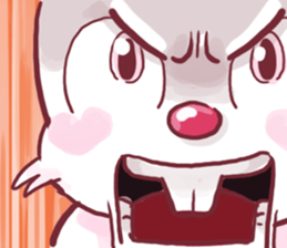 nayoyona crazy rabbit sticker #14052687