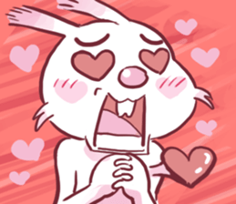 nayoyona crazy rabbit sticker #14052690