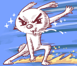 nayoyona crazy rabbit sticker #14052694