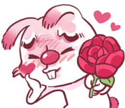 nayoyona crazy rabbit sticker #14052703