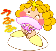 Small princess in a fairy tale country3 sticker #14052710