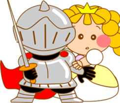 Small princess in a fairy tale country3 sticker #14052712