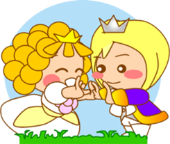Small princess in a fairy tale country3 sticker #14052721