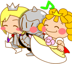 Small princess in a fairy tale country3 sticker #14052730