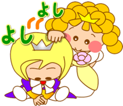 Small princess in a fairy tale country3 sticker #14052735