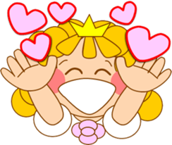 Small princess in a fairy tale country3 sticker #14052748