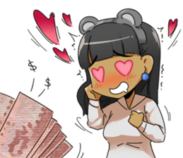 Happy Megan Bear sticker #14053836