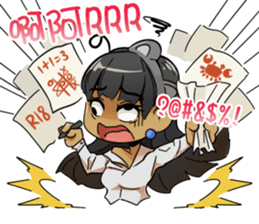 Happy Megan Bear sticker #14053838