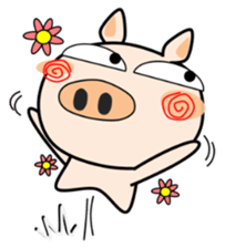 Cute pig everyday 2nd sticker #14054302