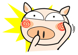 Cute pig everyday 2nd sticker #14054303