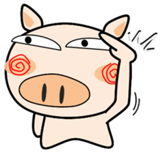 Cute pig everyday 2nd sticker #14054306