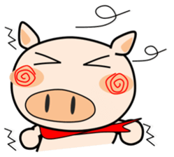 Cute pig everyday 2nd sticker #14054308