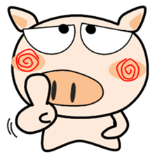Cute pig everyday 2nd sticker #14054314