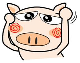 Cute pig everyday 2nd sticker #14054315