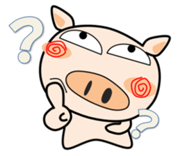 Cute pig everyday 2nd sticker #14054316