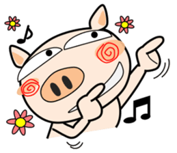 Cute pig everyday 2nd sticker #14054319