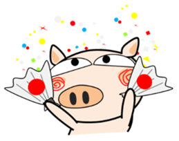 Cute pig everyday 2nd sticker #14054323