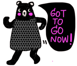 iblack Bear sticker #14054817