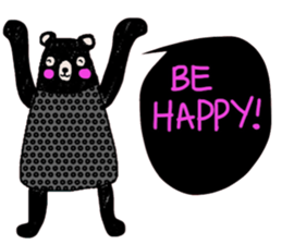 iblack Bear sticker #14054821