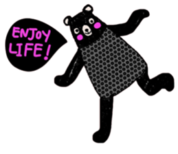 iblack Bear sticker #14054823
