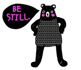 iblack Bear sticker #14054824