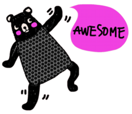 iblack Bear sticker #14054826