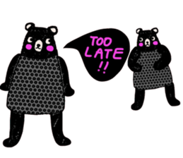 iblack Bear sticker #14054828