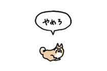 Small Shiba Inu sticker #14054983