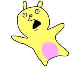 The rabbit!!!! sticker #14055053