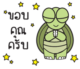 Green Turtle : Happy New Year sticker #14055066