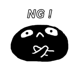 Mr. BLACK is fairy. sticker #14055516