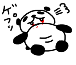 Meat eating PANDA & KOALA sticker #14055571