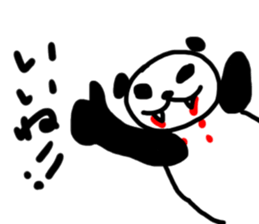 Meat eating PANDA & KOALA sticker #14055574