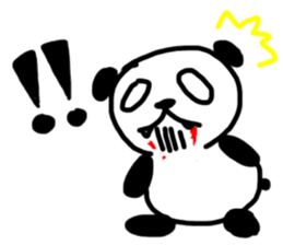 Meat eating PANDA & KOALA sticker #14055579