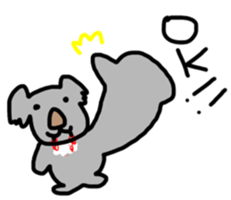 Meat eating PANDA & KOALA sticker #14055588