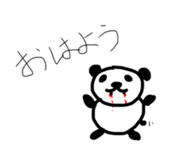 Meat eating PANDA & KOALA sticker #14055591